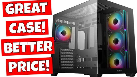 Deepcool CG530 4F Dual Chamber Show Case Better Than Antec C5