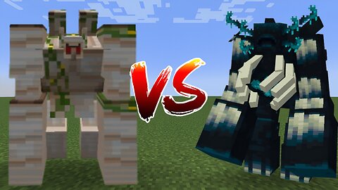 Alpha Mutant Iron Golem VS Mutant Warden | Minecraft