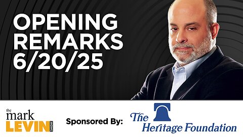 Mark's Opening Remarks - 6/20/25