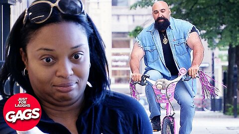 BIKE PRANK 🚲 | Just For Laughs Gags