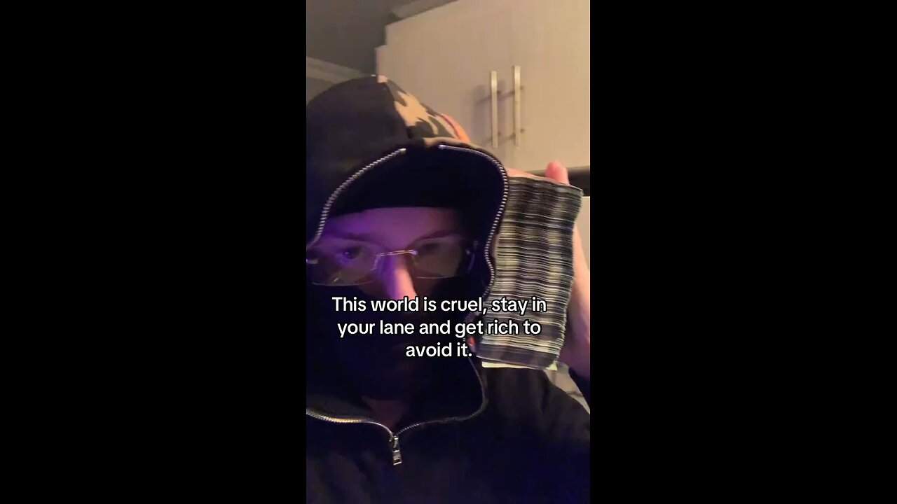 The world is cruel, stay in your lane
