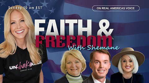 Don't Miss Sunday's Faith & Freedom!