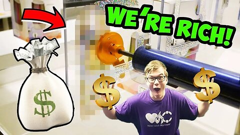 OMG WE WON SO MUCH MONEY AT THE ARCADE!