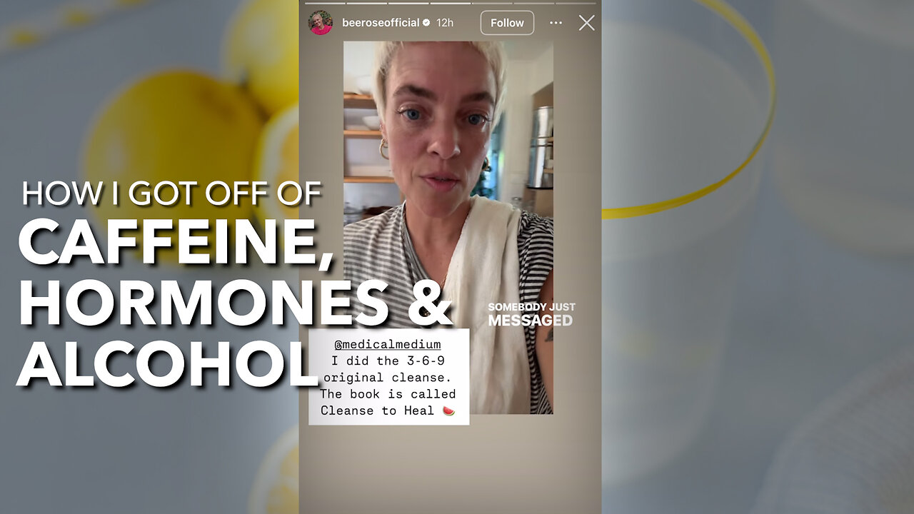 How I Got Off Of Caffeine, Hormones & Alcohol