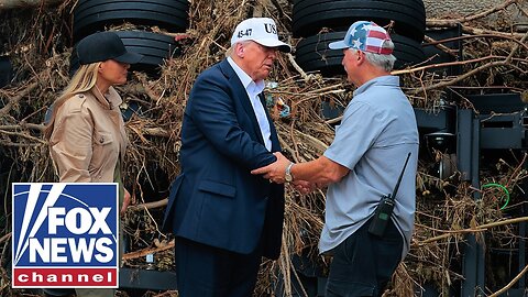 Trump, first lady tour flood-ravaged Texas