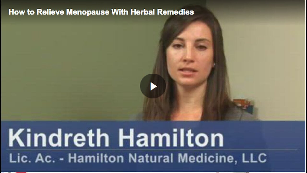 "Relieving Menopause Symptoms with Herbal Remedies"