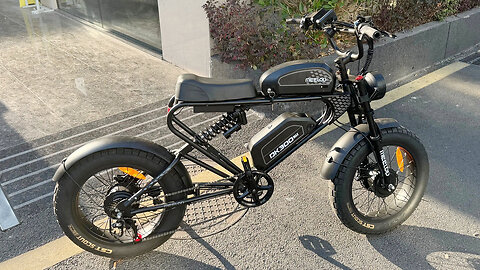 Meelod DK300 Plus Electric Bike 1200W Motor 48V 20AH Battery 20" Fat Tire Electric Bike