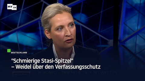 "Schmierige Stasi-Spitzel" – Weidel über den Verfassungsschutz