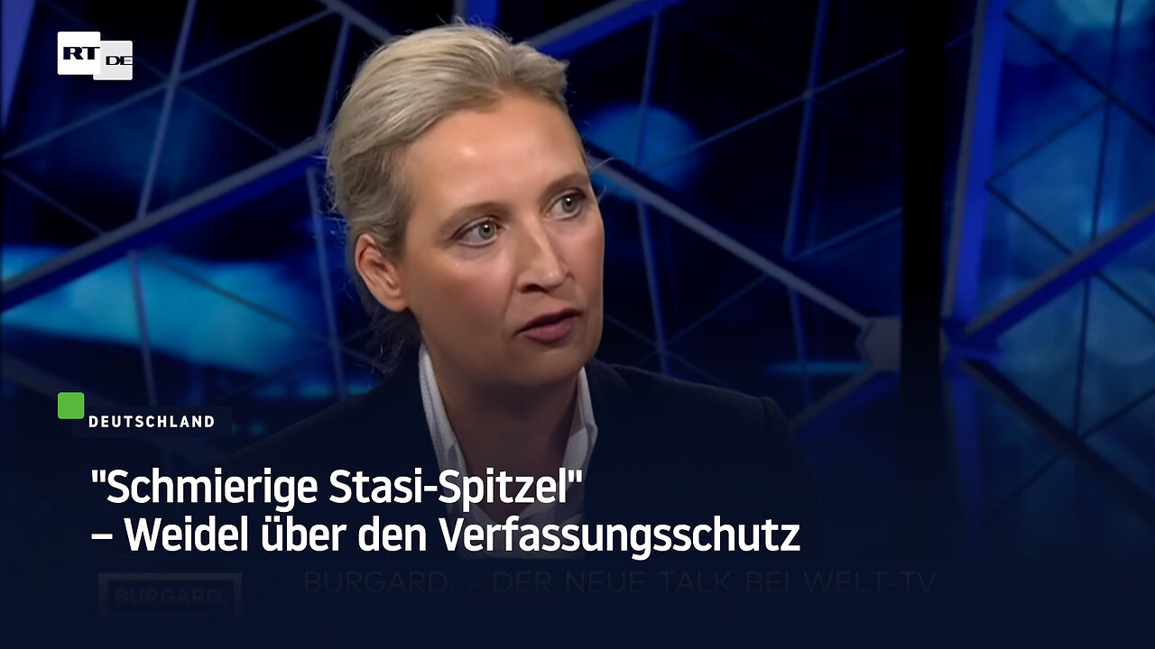 "Schmierige Stasi-Spitzel" – Weidel über den Verfassungsschutz