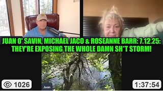 Roseanne Barr, Juan O Savin, Jaco Conversation: Israel/Iran conflict, Epstein Controversy & much more! 7.12.25