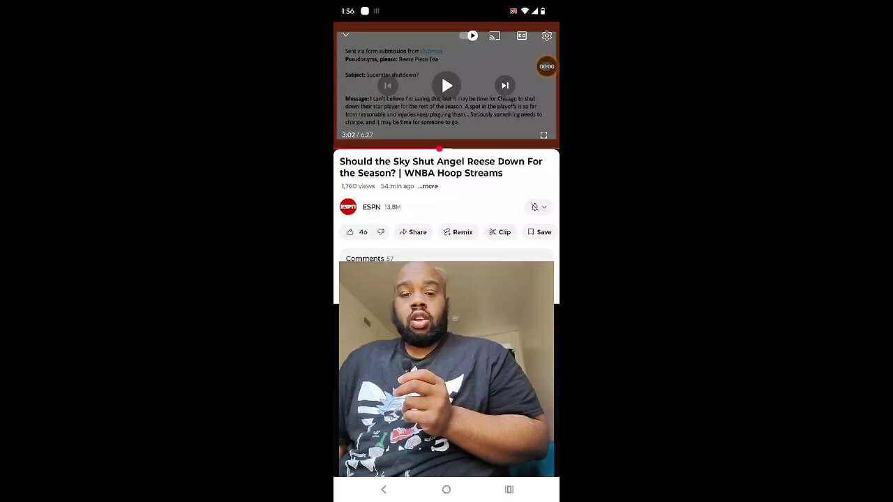 Should the Sky Shut Angle Reese Down For The Season