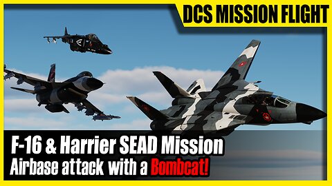 DCS WORLD Digital Combat Simulator F-14 Bomb Strike in Syria