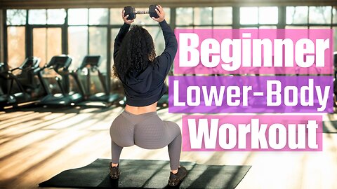 Dumbbell Only Booty Builder at Home 🏠 Easy Leg & Glute Workout for Beginners
