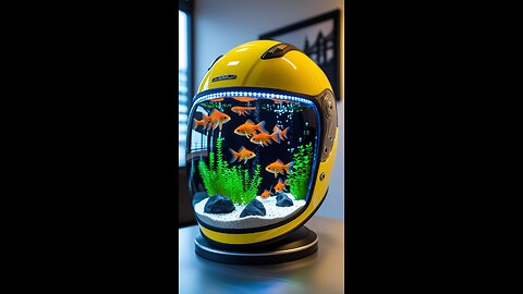 Aquarium Innovation Discover the Unique Helmet Fish Tank Designs!