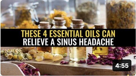 "4 Essential Oils for Sinus Headache Relief"