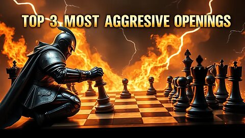 Top 3 Most Aggressive Chess Openings (Recommended by AI)