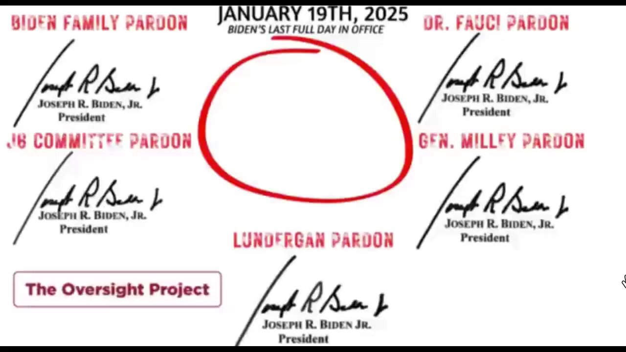 Trump nullifies Biden's last-minute pardons before leaving office, citing the use of "autopen."