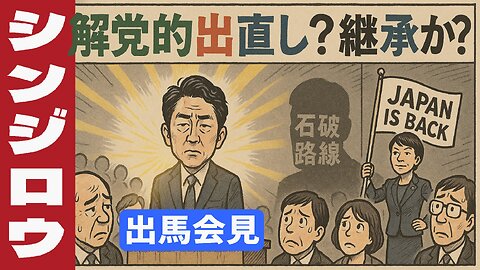 🤣小泉進次郎 出馬会見：石破路線継承と『解党的出直し』の矛盾 #小泉進次郎 #自民党総裁選 #出馬会見