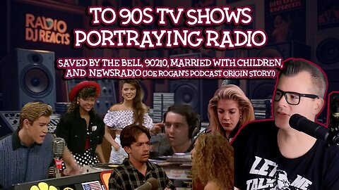 DJ REACTS to 90s TV Shows Portraying Radio - Saved By The Bell, 90210, MWC, NewsRadio