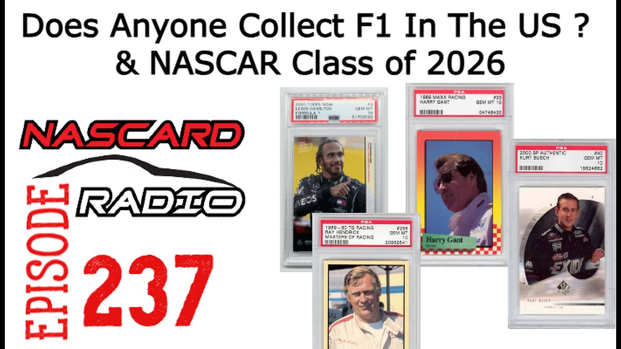 Logan's Hot Take - No One Collects F1 In The US & NASCAR HOF Class of 2026 Announced - Episode 237