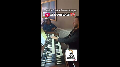 Tanner Sharpe @officialtwinkieclark tribute 🎹🎶🔥🎵 #majorscaletv #theclarksisters #twinkieclark