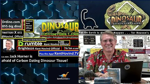 Jack Horner is afraid to carbon date dinosaur tissue