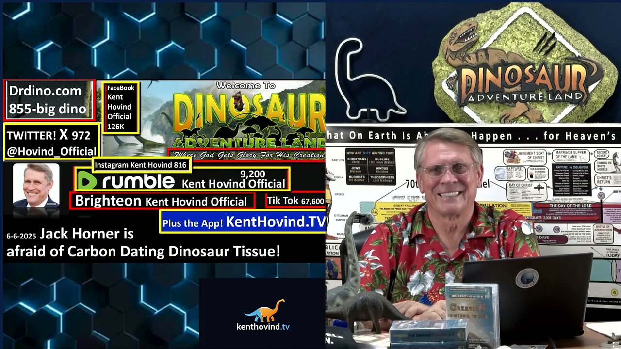 Jack Horner is afraid to carbon date dinosaur tissue