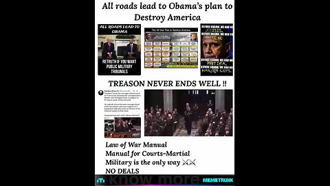 ALL ROADS LEAD TO OBAMA'S PLAN TO DESTROY AMERICA