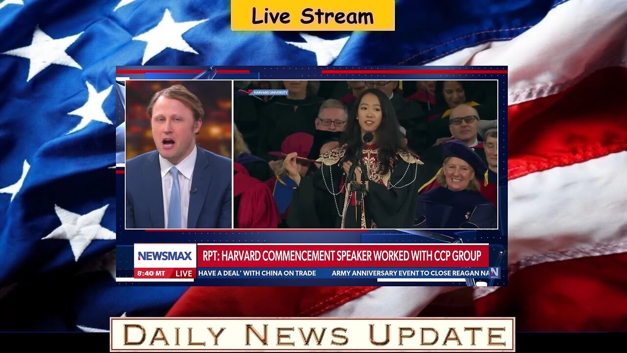 x370b: Newsmax 06/06 - Noem accuses Harvard of coordinating with CCP | The Right Squad