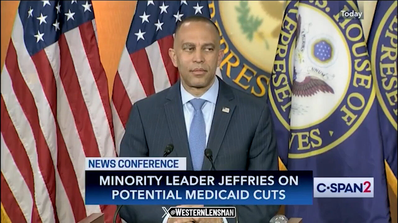 Hakeem Jeffries Shows He Fears Leadership As He Refuses To Answer Reporter's Questions About AOC