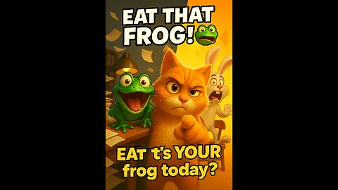 "Eat That Frog! 🐸 The Funniest Productivity Hack You’ll Ever Try"