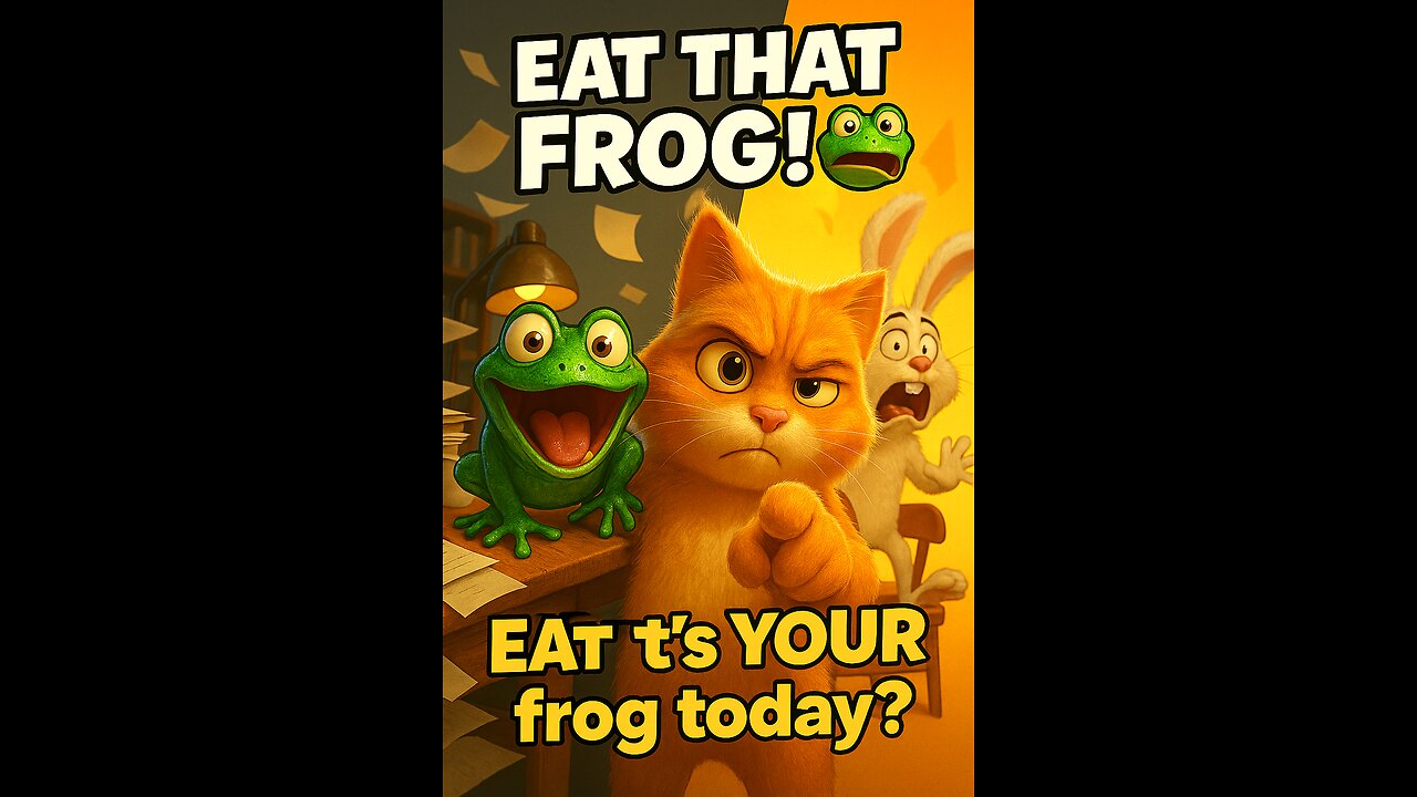 "Eat That Frog! 🐸 The Funniest Productivity Hack You’ll Ever Try"