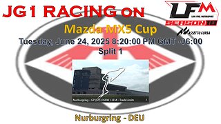 JG1 RACING on LFM - Mazda MX5 - Nurburgring - DEU - Split 1