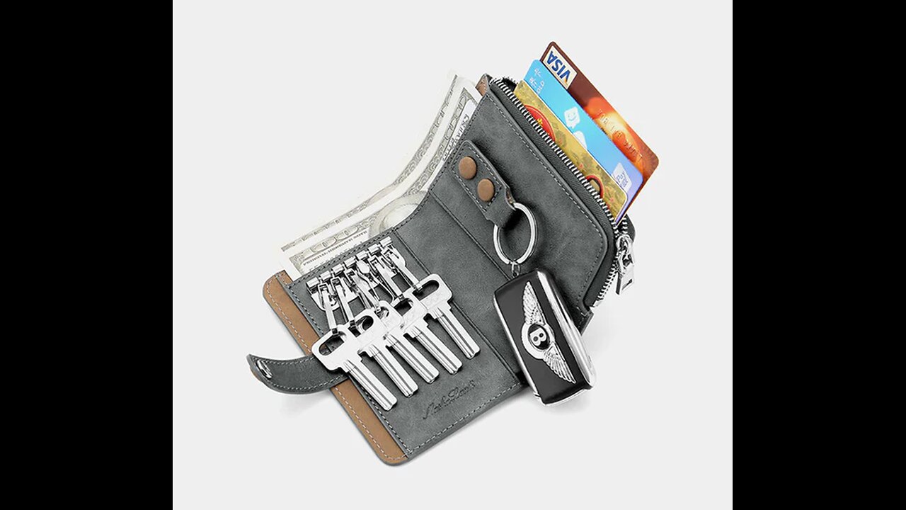 3-in-1 Multi-Functional Men's Wallet and Cardholder