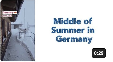 Middle of Summer in Germany