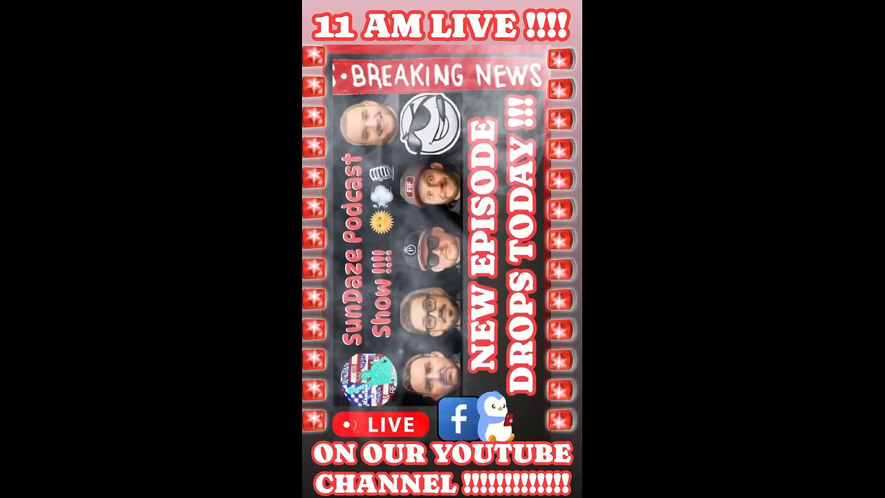 🚨🚨🚨NEW EPISODE LIVE ON OUR YOUTUBE CHANNEL AT 11AM TODAY!🚨🚨🚨