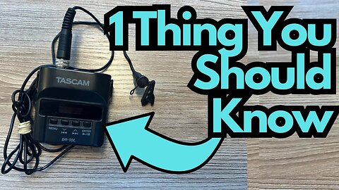 Solid Device (TASCAM DR-10L) But With 1 Flaw (in my view)