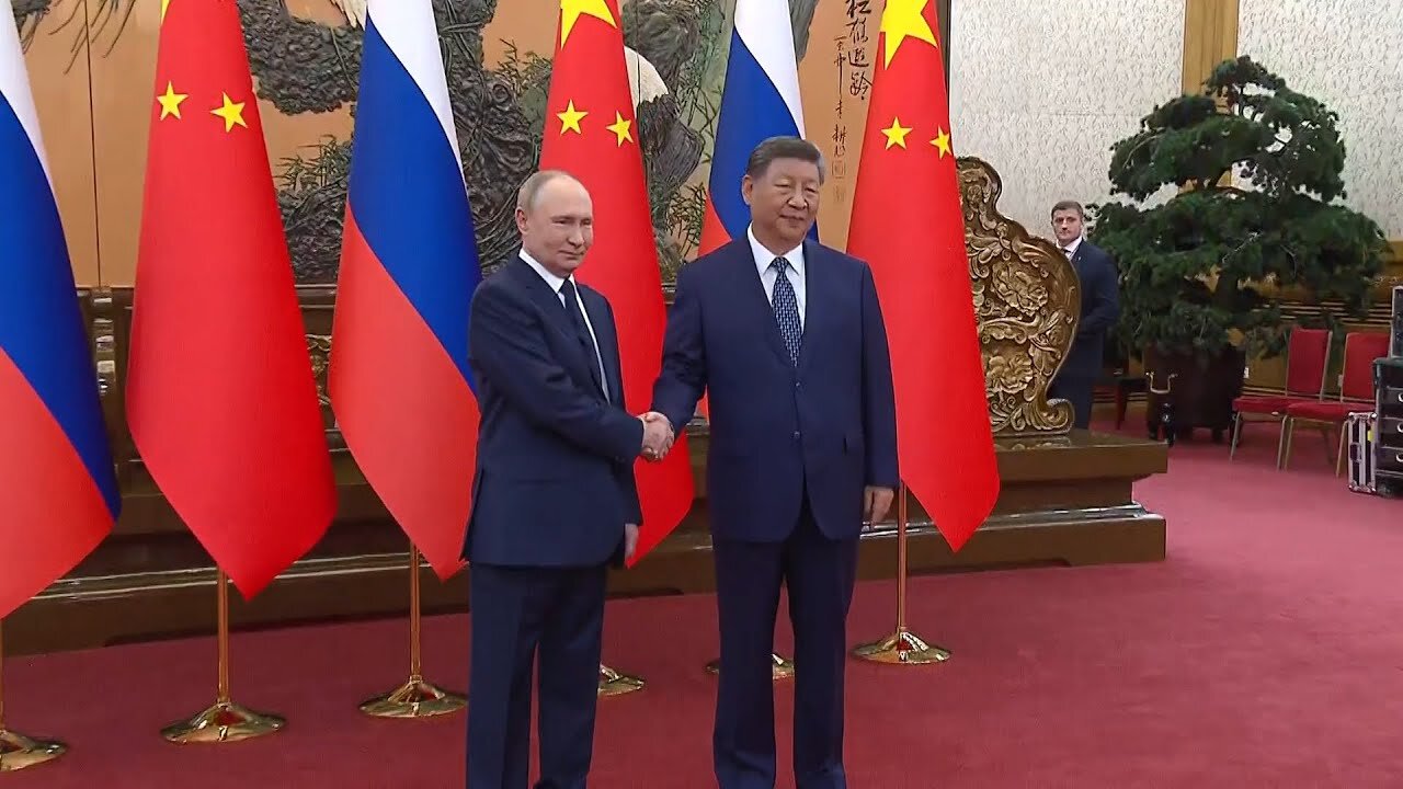 Russian-Chinese talks were held in the Great Hall of the People