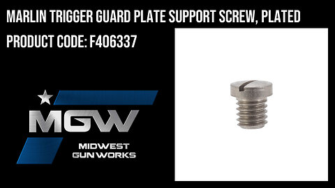 Marlin Trigger Guard Plate Support Screw, Plated - F406337