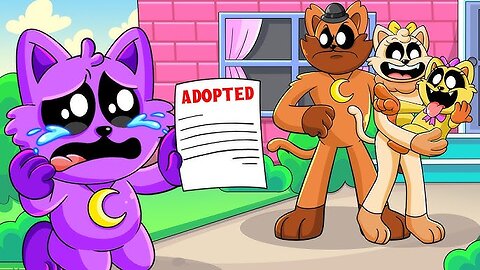 Poppy Playtime Chapter 4 -- CATFEINE'S MOM LOVES his SISTER more-! Carton Animation