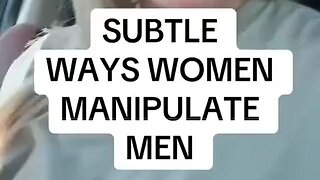 ⚠️☣♀️☣⚠️ SUBTLE WAYS MEN MANIPULATE MEN ⚠️