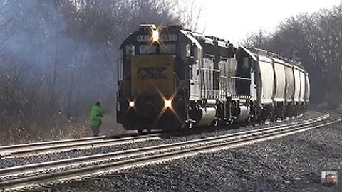 CSX L320 Local Switching Lodi, Ohio December 17, 2024 Part 2