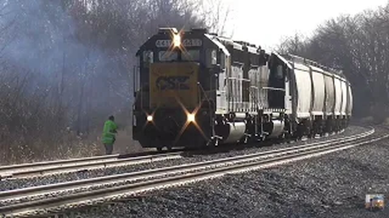 CSX L320 Local Switching Lodi, Ohio December 17, 2024 Part 2