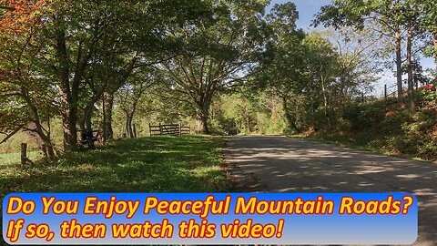 6 - PEACEFUL DOWNHILL CYCLING ADVENTURE in EARLY FALL 2018