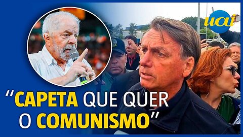Bolsonaro chama Lula de 'capeta que quer o comunismo'