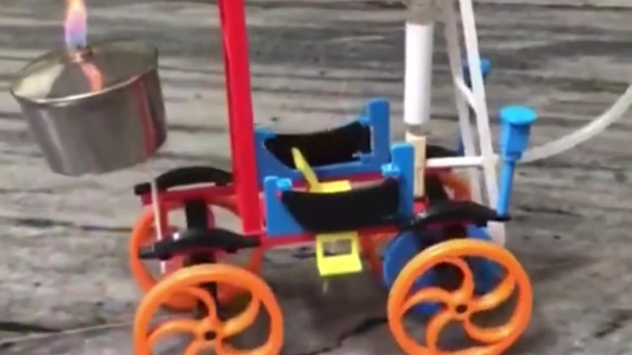 🤯🚗 Watch a Stirling Engine Car Made with Marbles & 3D Printing! | FeedMyCuriosity