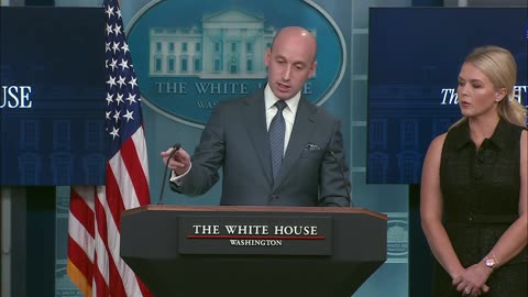 Press Secretary Karoline Leavitt and Stephen Miller Brief Members of the Media, May 01, 2025