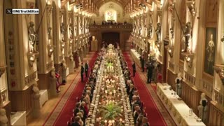 King Charles proposes a toast to President Trump, the First Lady,