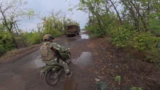 🏍️🔥 Ukraine Russia War | Russian Troops Pass Destroyed Ukrainian M1A1 Abrams Tank | RCF