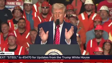 President Trump is increasing steel import tariffs to 50%